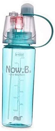 Mist Spray Water Bottle 600ml Portable Sport Water Bottle Anti-Leak Drinking Cup