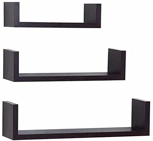 Set of 3 Wall Shelves, Floating Shelves, Decorative, Creative, for Bedroom Living Room Kitchen Corridor