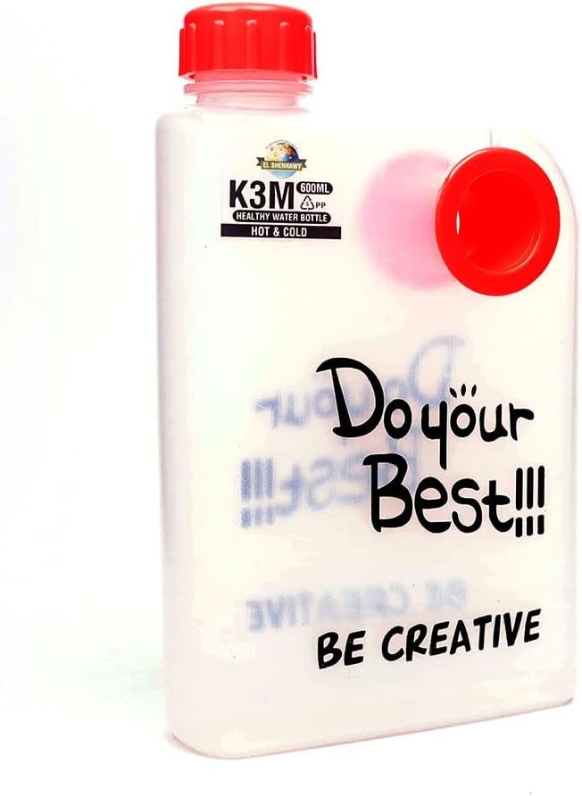 Plastic Rectangle Water Bottle Do Your Best Design