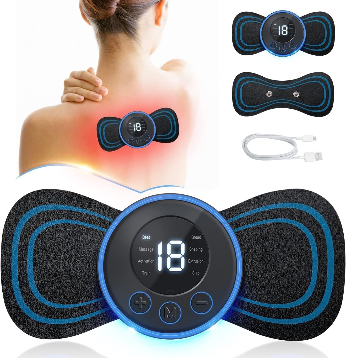 Body Massager Portable Electronic Muscle Stimulation Massager