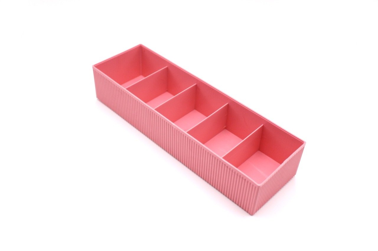 5 Grid Underwear Storage Box Storage Basket Drawer Closet Sock Storage Box Cosmetic Organizer