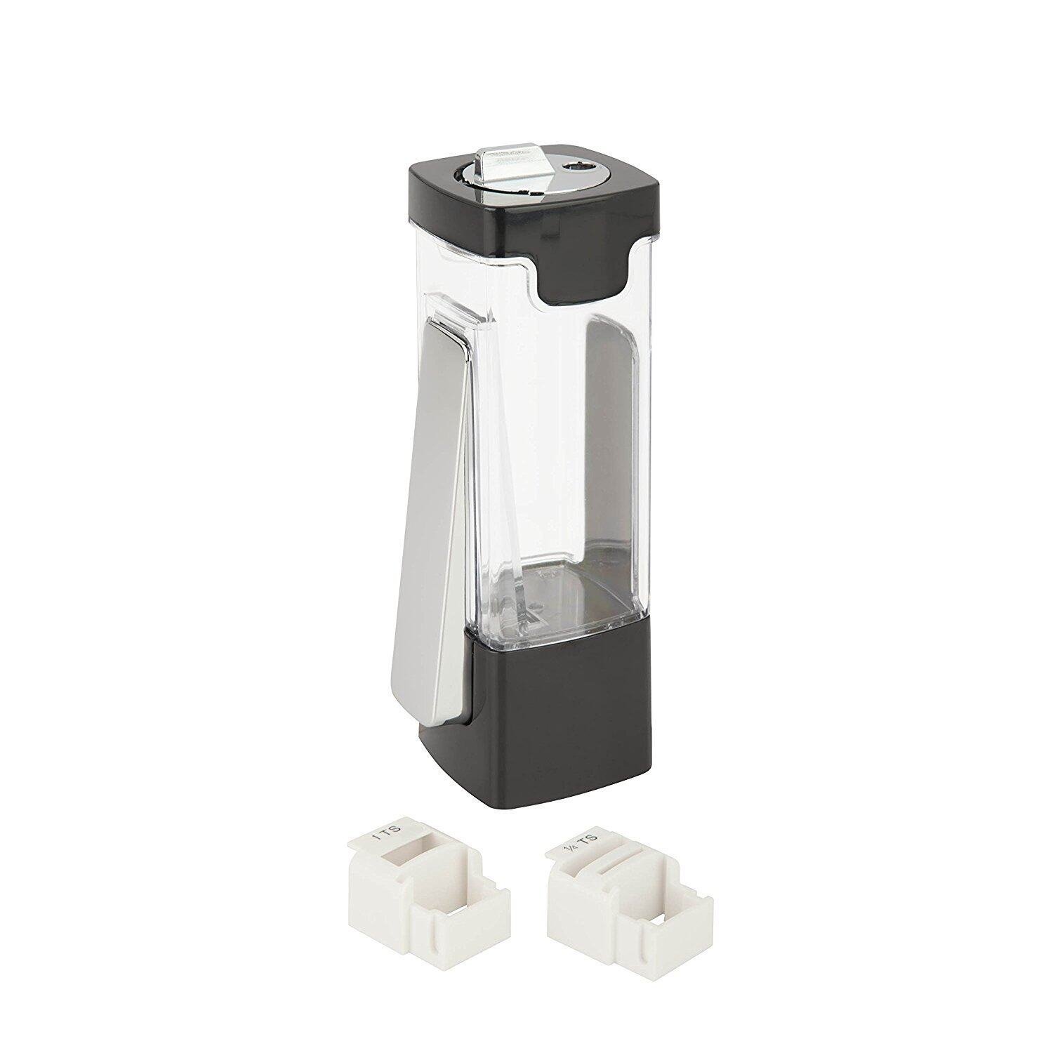 Dispenser for sugar, salt and spices determines the quantity