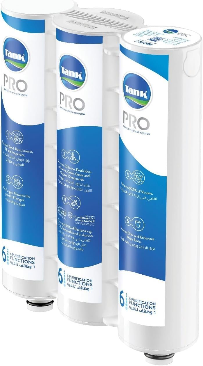 Tank PRO Cartridge - 6 Purification Compressed Functions with BACTBAN Technology