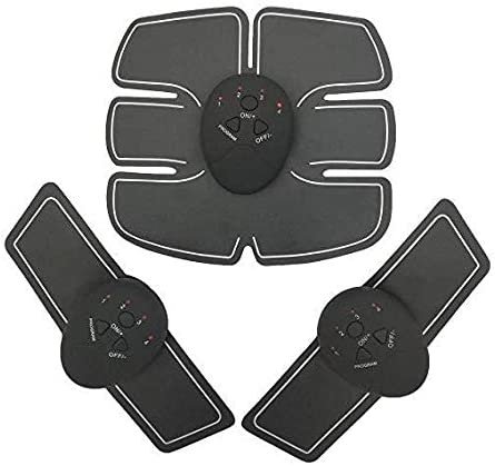 Fitness Muscle Toner & Abs Stimulator Abdominal Toning Belt Ems - Flexible Silicone/Body Workout