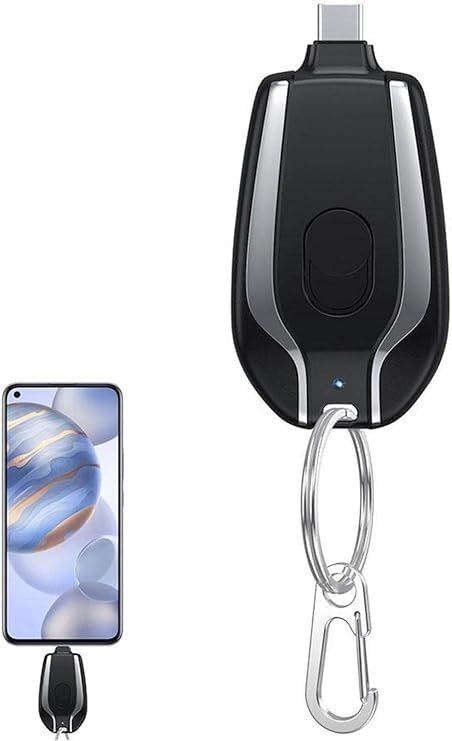 Super Strong Key Chain Powerbank USB Phone, Powerbank 1500mah, Portable Charger, Portable Keychain Charger Ultra Compact Mini Battery Pack Fast