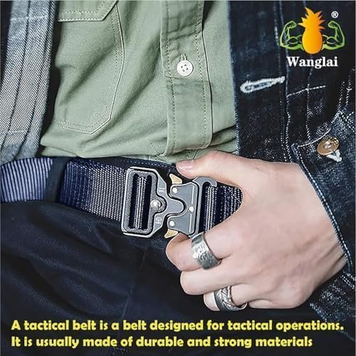 ​Tactical Belt for Men - Heavy Duty Nylon Belt with QuickEveryday Carry