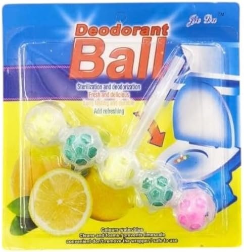 Toilet Cleaner, Toilet Ball Hanging Toilet Cleaner, Ball Cleans Urine Dirt and Purifies Blue Bubbles for Deodorant Cleaning
