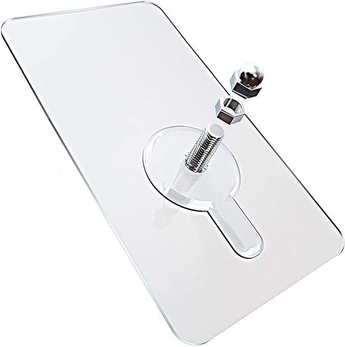 Clear Adhesive Hooks for Wall Self-Adhesive Stickers Anti-Scratch, Waterproof Hangers for Photos Paintings and Watches