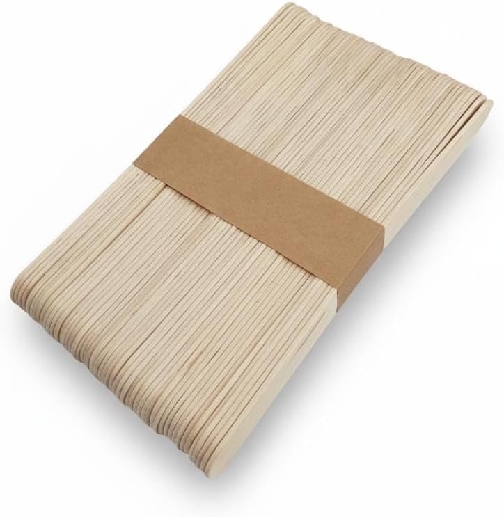 Wooden Sticks for Arts & Crafts (50 PCS)
