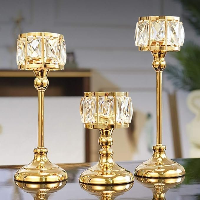Candle Holder Bulk candlestick decoration crystal