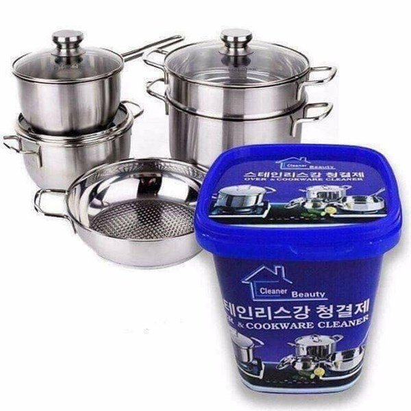 Cookware Cleaner Stainless Steel Kitchen Beauty Non Toxic Rust Grease Remover