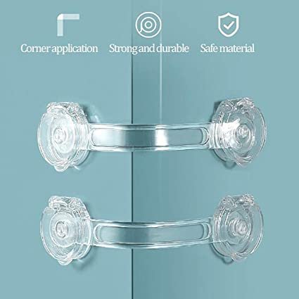 Baby Safety Locks Home Drawer Cabinet Door Refrigerator Lock Buckle Child Anti-pinch Locks Kids Protection Security Buckles