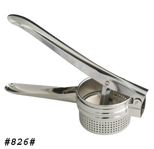 Potato Ricer Stainless Steel, Manual Masher for Fruits and Vegetables, Handheld Kitchen Food Press Strainer, Commercial Heavy Duty Potato Mashers Ricers for Yams Squash Baby Food