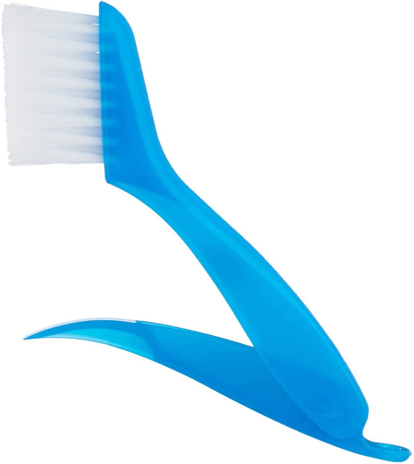 Multifunctional Foldable Plastic Window Frame Cleaning Brush with Dust Dirt Scraper (Color May Vary)