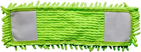 1PC Microfiber Mop Pads Refill Heads for Flat Dust Mops - 14 x 4 Inch Colorful Replacement Pads, Super Absorbing Microfiber Cleaning Mop Pads for Hardwood,Tile,Marble Floor Professional Mops