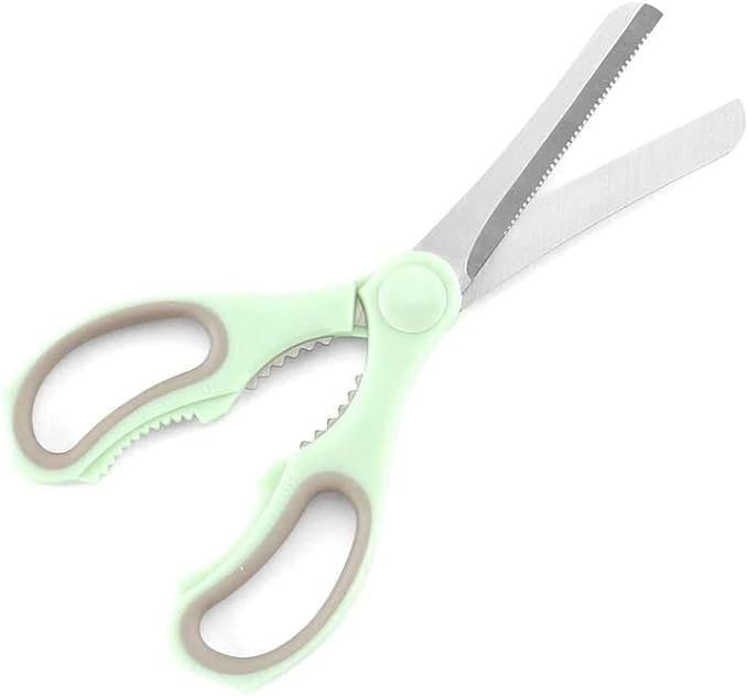 Multi-Function Kitchen Scissors Cutter, Knife, Slicer, Premium Stainless Steel for Vegetable, Fish Scales, Walnut