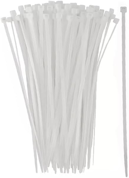 Plastic Tie Down Strap High Resistance for Indoor and Outdoor Use 50 Pieces