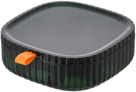 Acrylic Double Layer Clear Jewelry Storage Box, Portable Jewelry Box for Earrings Rings and Chains