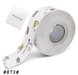 Self-Adhesive Flexible Waterproof Tape For Kitchen Bathroom Bathtub Floor Shower Edge Wall Protector from silicone