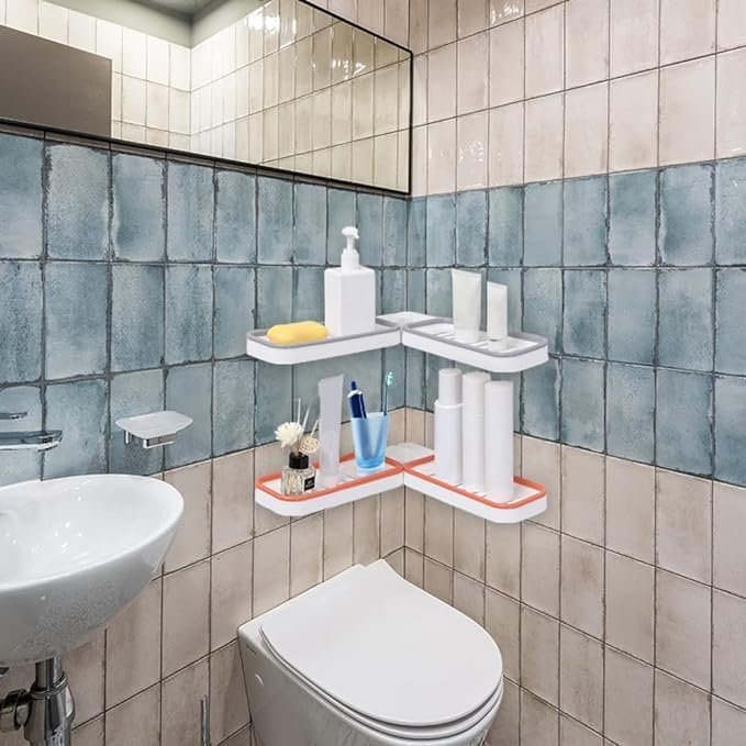 Wall Mounted Bathroom Shelf Storage Rack for Bathroom and Kitchen