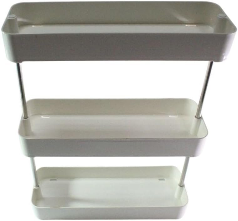 Plastic 3 Tier Multi-Purpose Storage Organizer Racks for Home, Kitchen, Bathroom, Living Room, Office, Bedroom