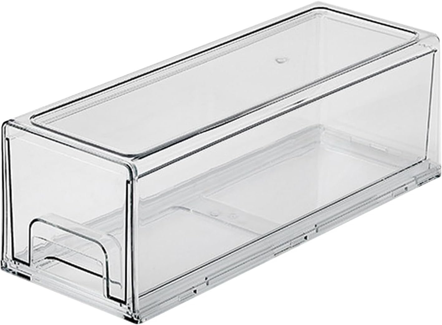Refrigerator Drawer Organiser Clear Storage Box Fruit Vegatable Meat