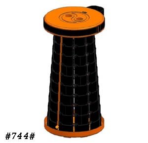 Portable Telescoping Stool Retractable Folding Garden Camping Stools Seat for Fishing Hiking Traveling Outdoor activities
