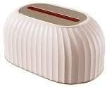 Acrylic ribbed tissue box