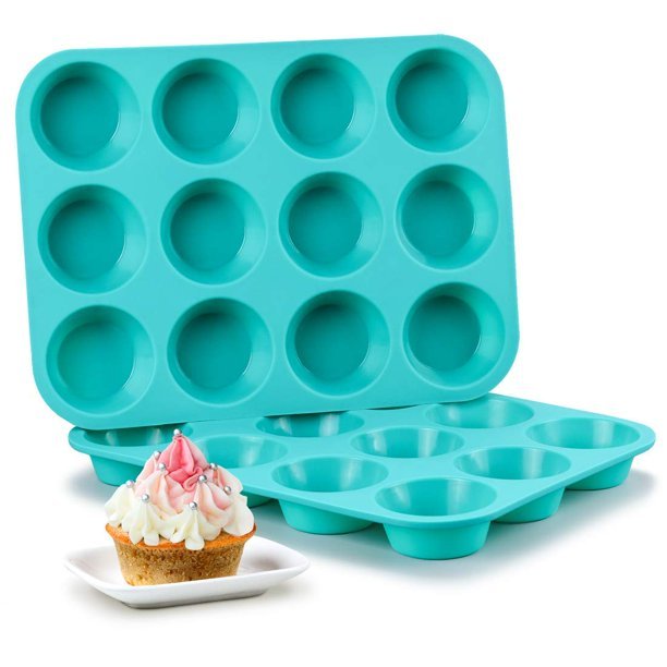 Silicone Cake Mold 12 Cube Tray DIY Baking Cupcake Chocolate Muffin Cup Non Stick Donut Mold