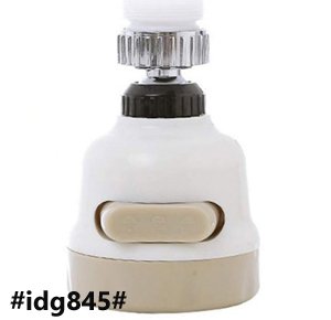 360 Degree Rotating Faucet Atomizer, Water Saving Three-Prong Adjustable Tap Shower Connector, Kitchen and Bathroom Tap Water Strengthening Filter, Stainless Steel Faucet Water Spray Head, Stain Resis