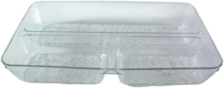 Divided Cosmetic Drawer Organizer Tray for Vanity Cabinet to Hold Makeup, Beauty Products, Accessories