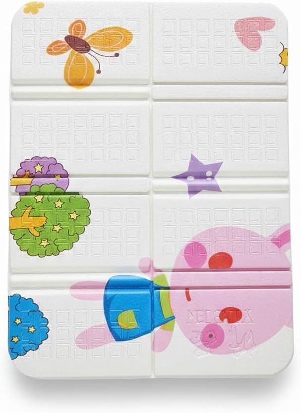 Premium Portable Folding Foam Seat Cushions for Kids - Lightweight and Waterproof Play Mats for School and Travel