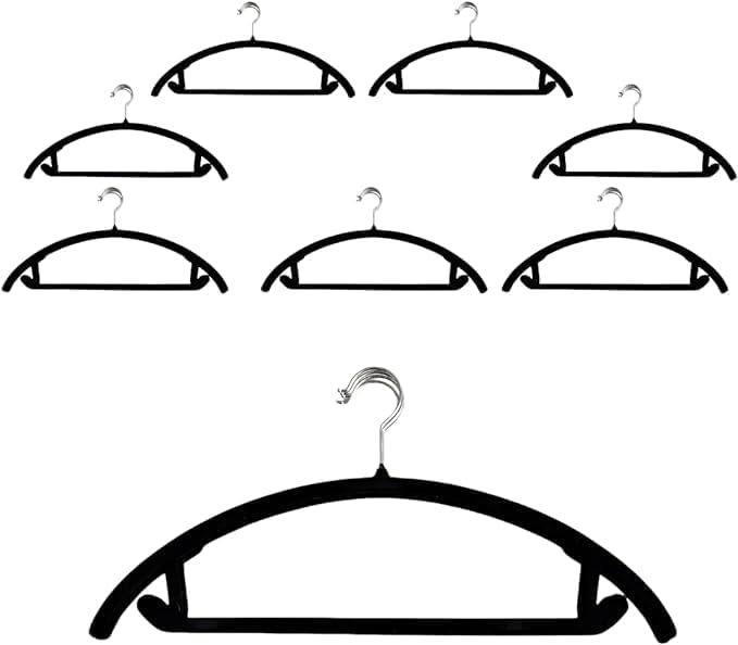 Loaded clothes hanger, non-slip and no protrusion suit hanger