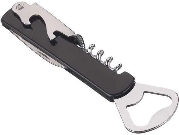 Multi-Purpose Kitchen Opener – Classic Tool for Soft Drinks, Juices, and Canned Food with Ergonomic  Handle and Built-in Cutter.