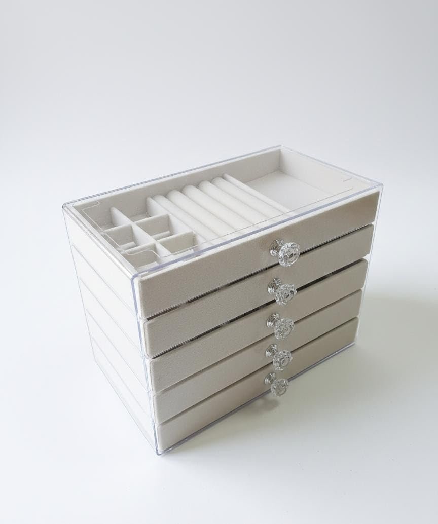 5-Drawer Acrylic Jewelry Organizer