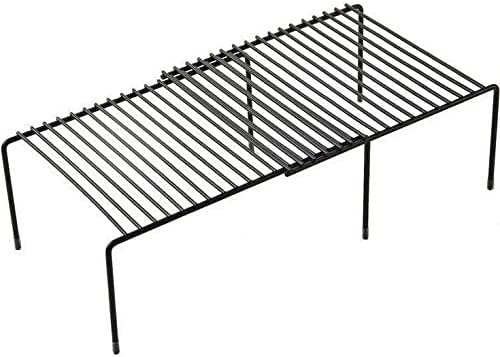 Cabinet Storage Shelf Rack - Large Expandable Kitchen Storage Racks and Holders - Steel Metal Wire - Cupboard, Plate, Dish, Counter & Pantry Organizer