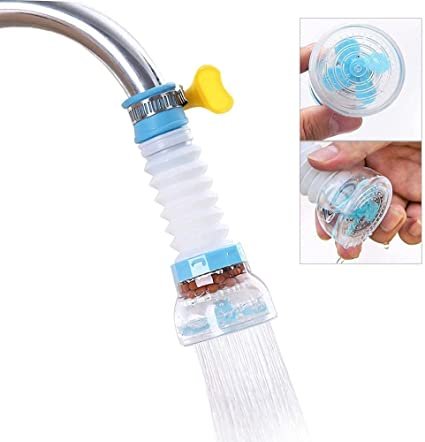 Adjustable Water Tap Extender Faucet Water Filters with Mineral Stone Efficient Filtration for Kitchen Bathroom Accessories