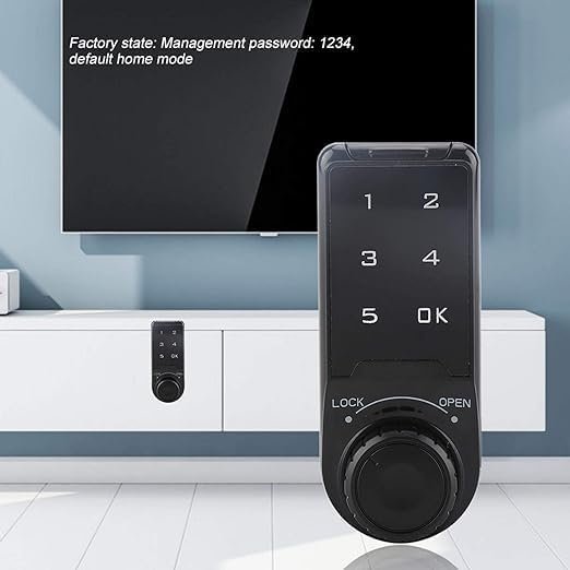 Touch Keypad Lock Electronic Security Code Lock Kids Safety Lock Digital Password Cabinet Lock for