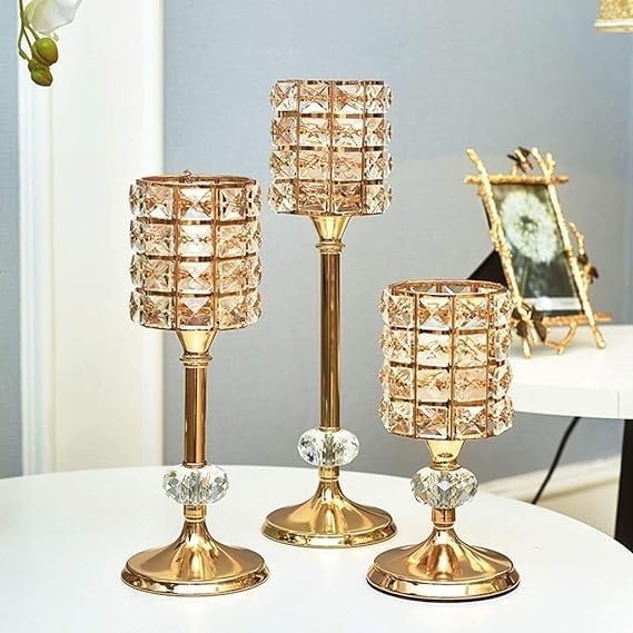 Candle Holder Stand Candle Holder for Pillar Candles Rounded