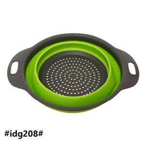 Kitchen Collapsible Silicone Colanders, BPA Free, Eco-Friendly, Non-Toxic, Easy to Clean