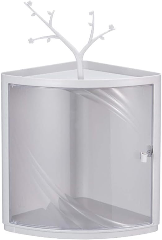 Bathroom corner with tree for accessories