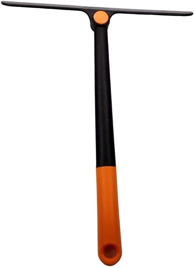 Shower Squeegee for Shower Doors, Shower Squeegee for Glass Doors, Bathroom, Mirrors, Windows Cars and Tile Walls, Silicone Handle Shower Squeegee