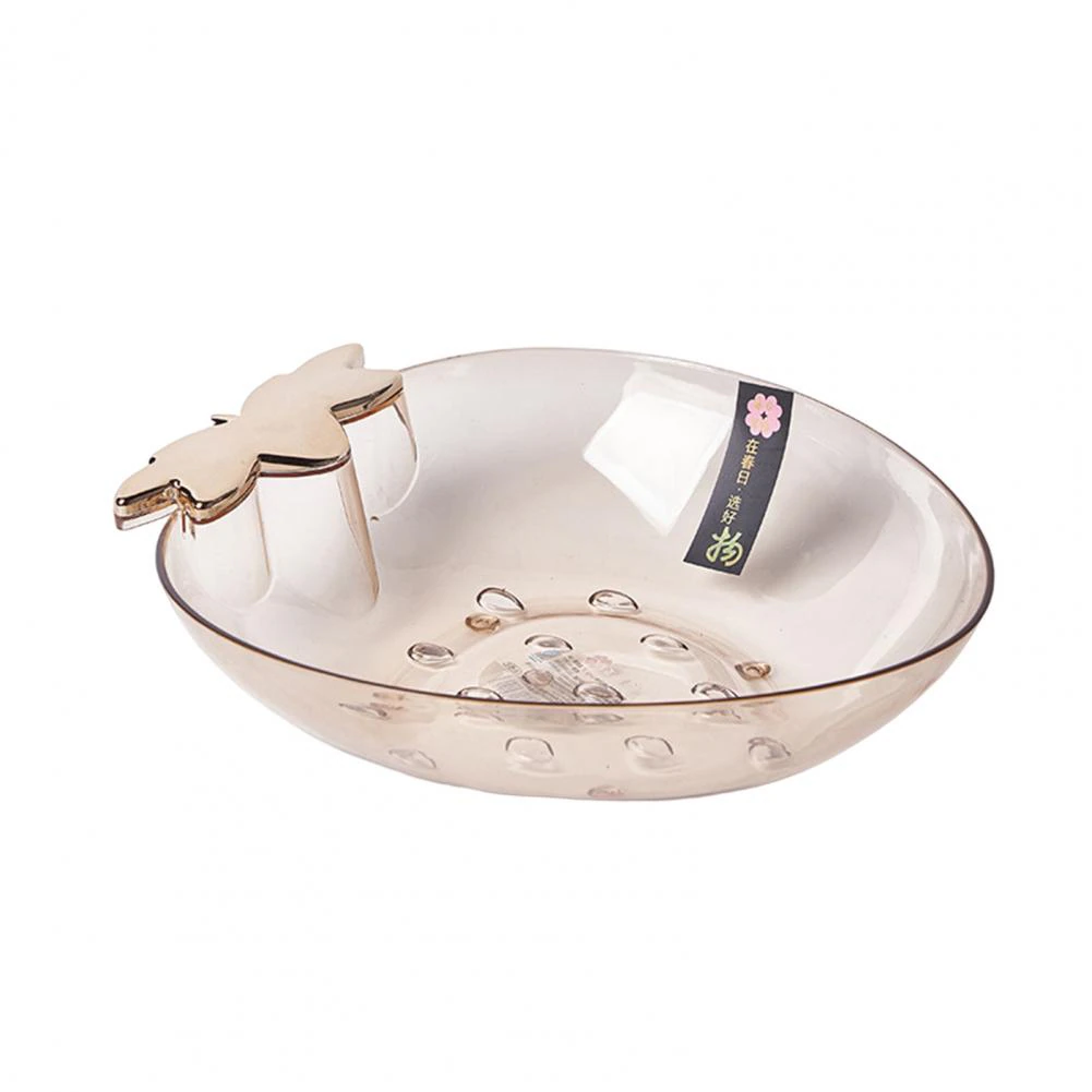 Strawberry Shape Snack Tray Creative Shape Food Grade Large Capacity