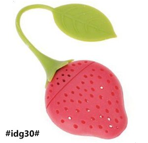Silicone Strawberry Design Loose Tea Leaf Strainer Herbal Spice Infuser Filter Tools