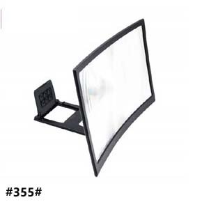Tecmac 12 3D Curved Screen Magnifier with Foldable Stand for Smartphones