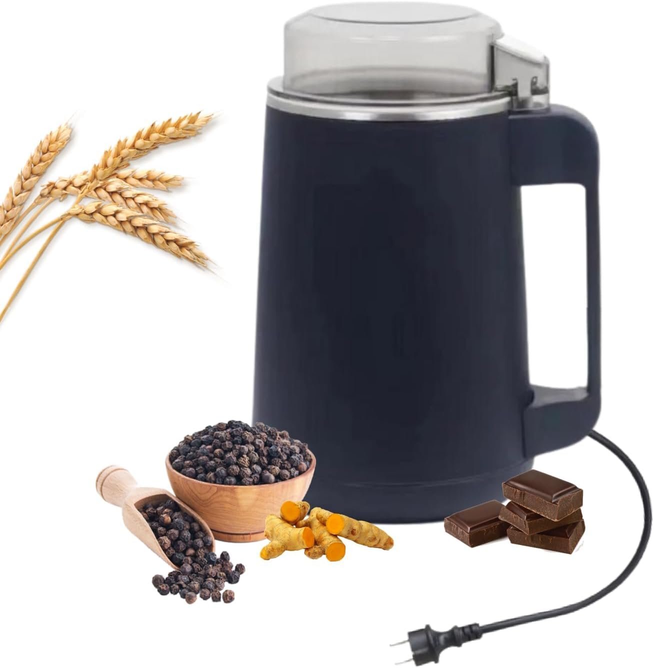 Multifunctional Powder Grinder,Eletric Coffee Powder Grinding Machine, 300W