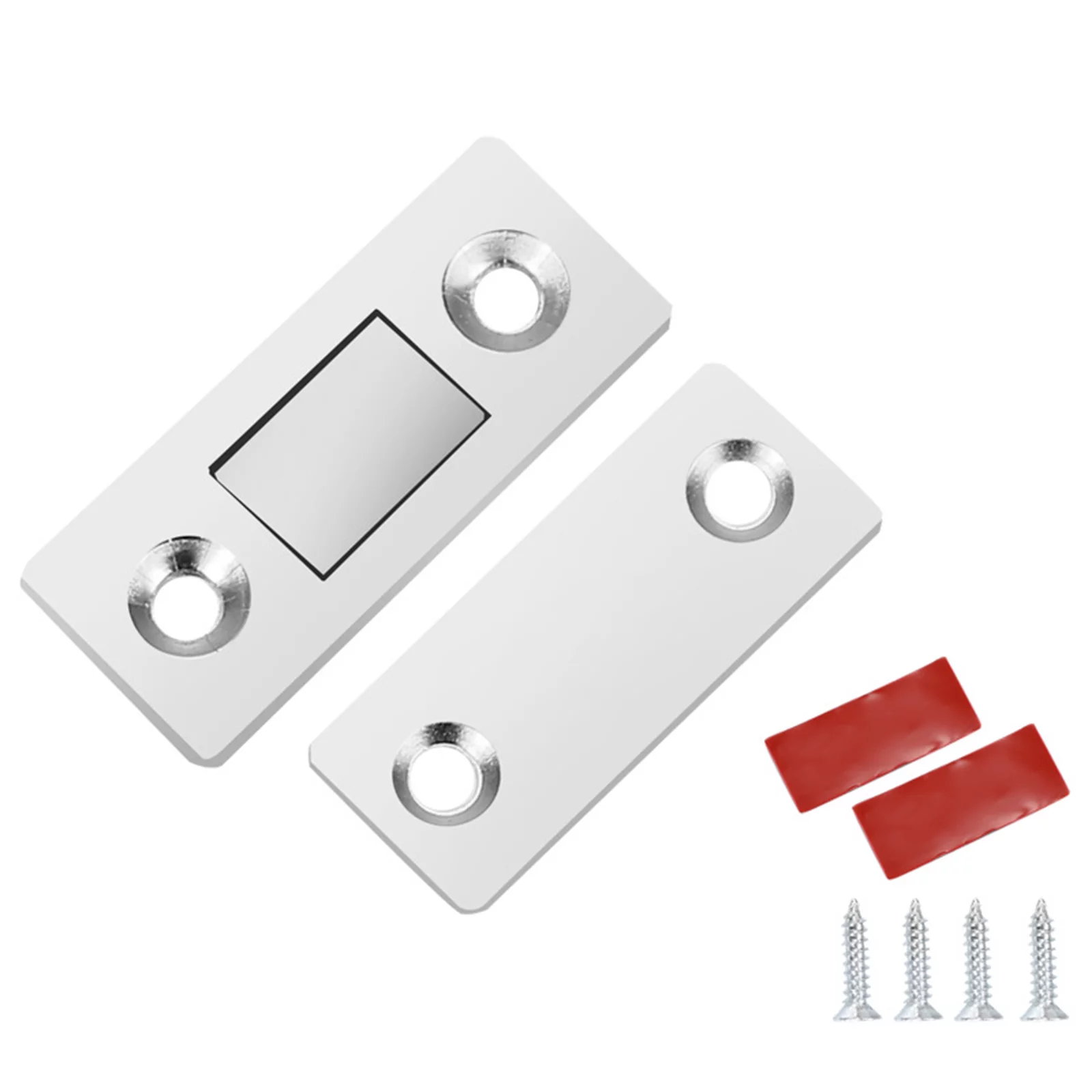 Cabinet Magnetic Catch Ultra Thin Cabinet Door Magnetic Catch for Drawer Magnets Adhesive Cabinet Latch Magnetic Closures for Kitchen Closet Door Closing Magnetic Door Catch Closer