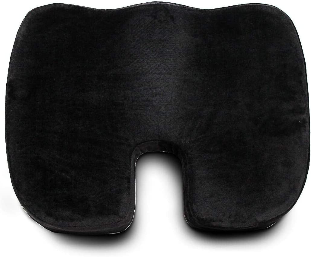 Hip Shaping U Shape Seat Cushion Memory Foam Hips Pillow Sofa Office Chair Pad Lumbar Coccyx Protect