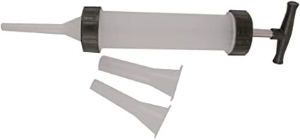 Meat Stuffer, with 3 Sausage Filling Tubes Good Sealing Performance Stainless Steel Sausage Stuffer, for Home Kitchen