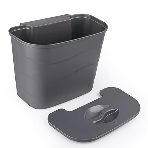 Plastic Rectangle Trash Bin With Lid
